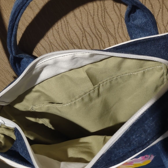 Handmade Upcycled Denim Bag 6 - Picture 4 of 5